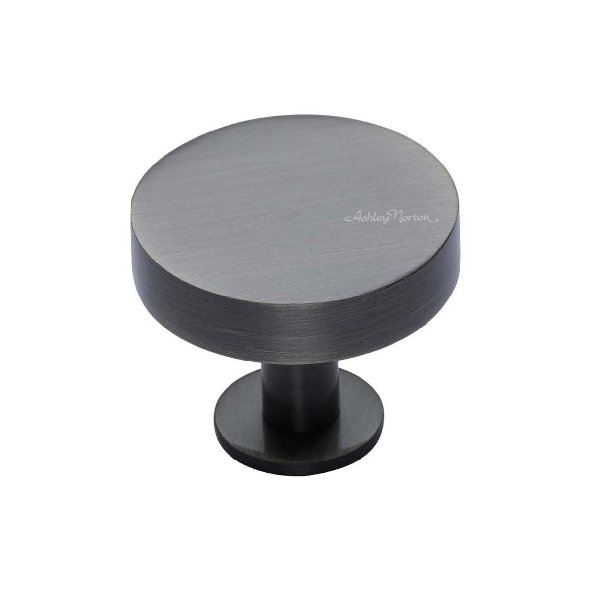 Solid Brass Disc 1-1/2 Inch Mushroom Cabinet Knob
