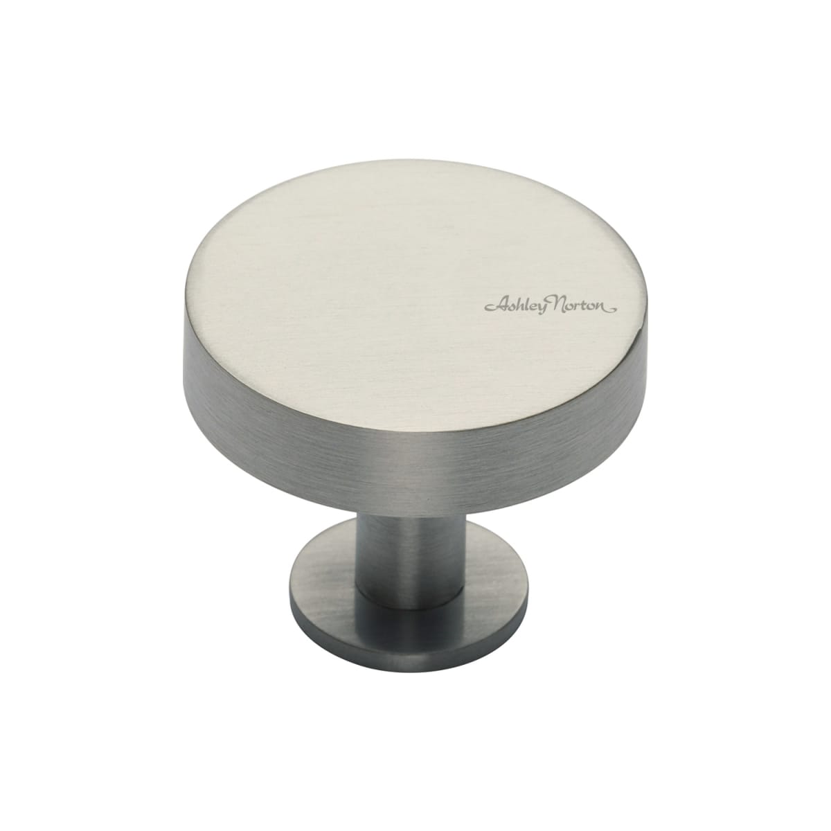 Solid Brass Disc 1-1/2 Inch Mushroom Cabinet Knob