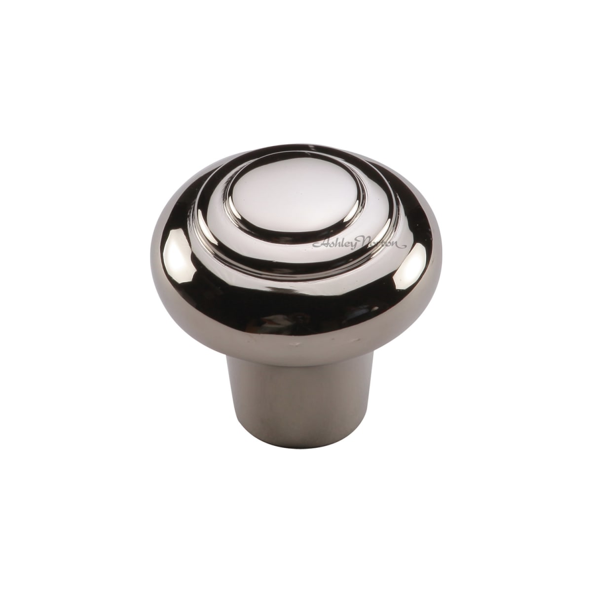 Solid Brass Beaded 1-1/4 Inch Mushroom Cabinet Knob