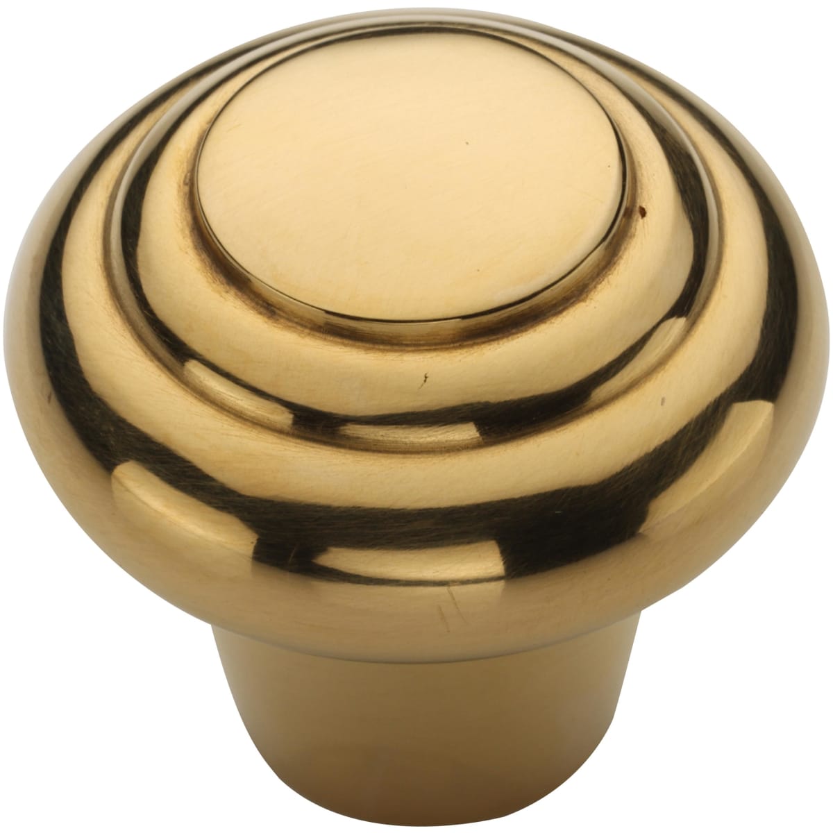 Ashley Norton - MT3985-032-ULB - Solid Brass Beaded 1-1/4 Inch Mushroom Cabinet Knob in Unlacquered Brass