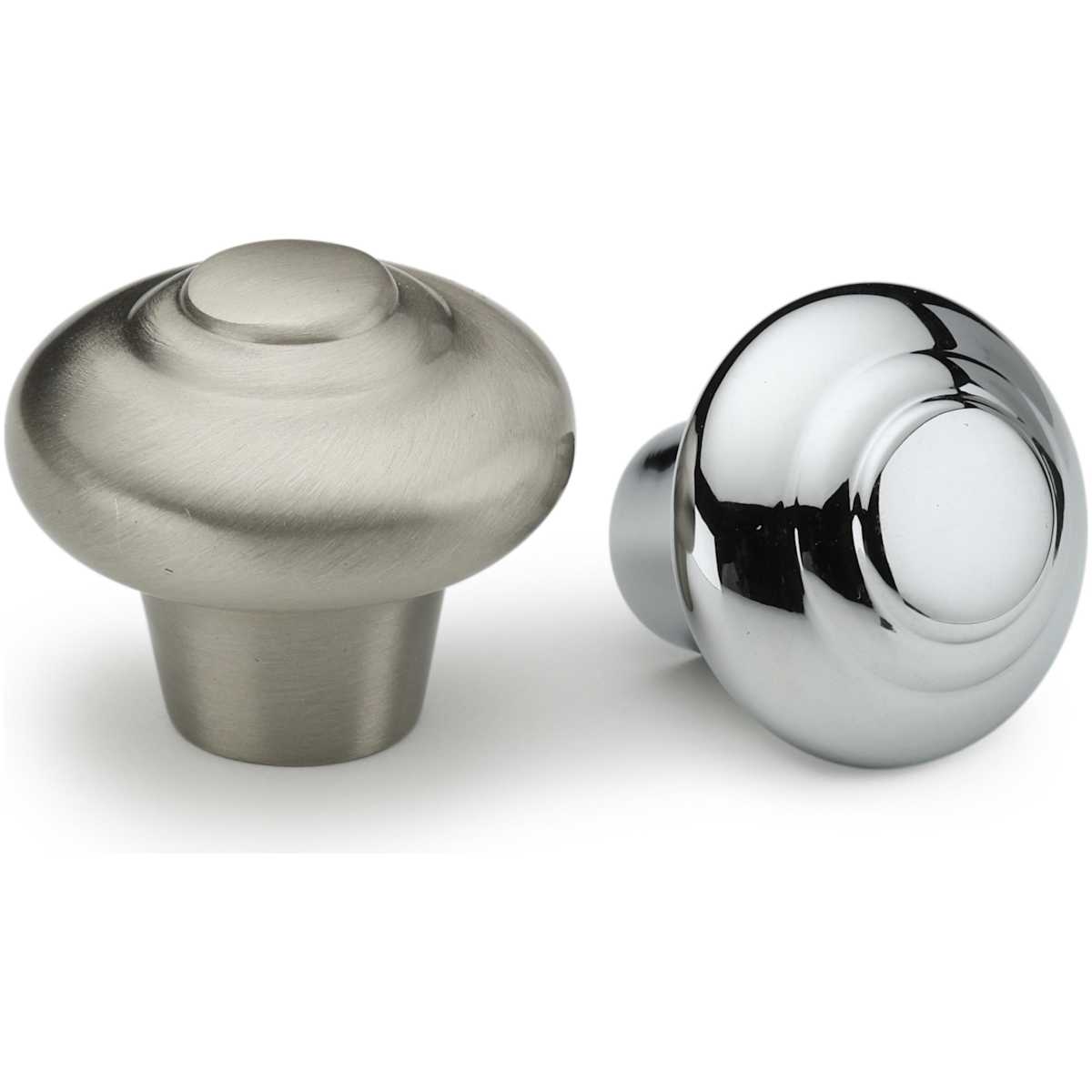 Ashley Norton - MT3985-038-PNI - Solid Brass Beaded 1-1/2 Inch Mushroom Cabinet Knob in Polished Nickel