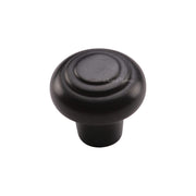 Ashley Norton - MT3985-038-DOR - Solid Brass Beaded 1-1/2 Inch Mushroom Cabinet Knob in Dark Oil Rubbed