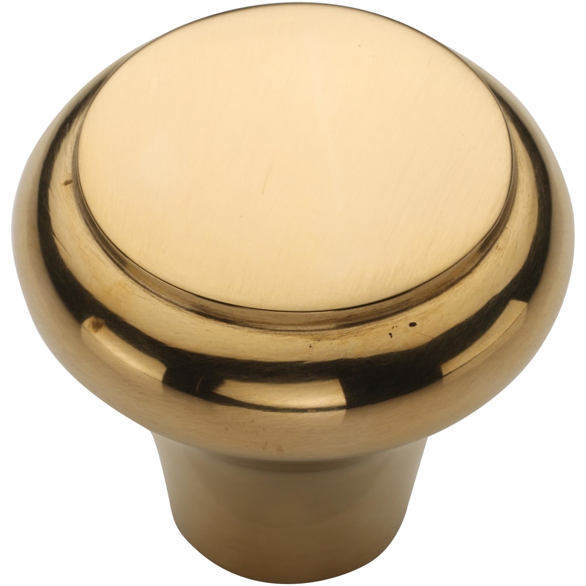 Ashley Norton - MT3990-032-ULB - Solid Brass Newport 1-1/4 Inch Mushroom Cabinet Knob in Unlacquered Brass