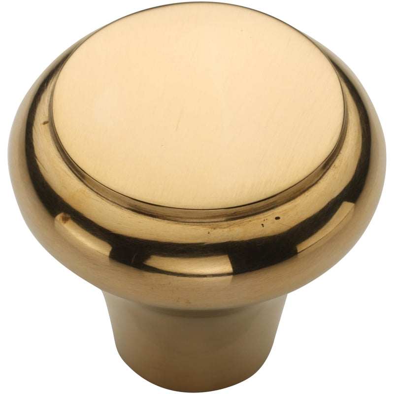 Ashley Norton - MT3990-032-ULB - Solid Brass Newport 1-1/4 Inch Mushroom Cabinet Knob in Unlacquered Brass
