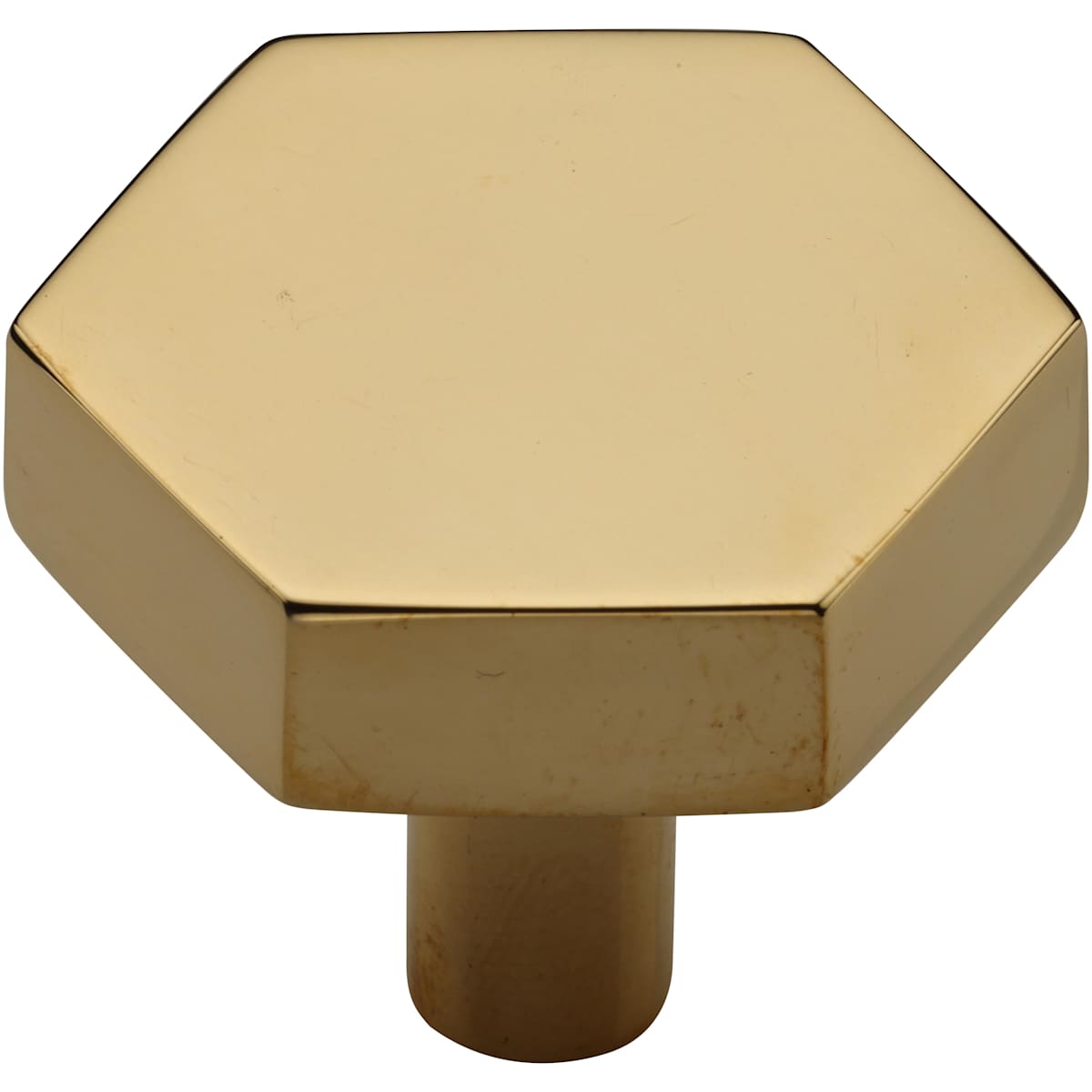 Ashley Norton - MT4334-036-PNI - Solid Brass Hex 1-3/8 Inch Geometric Cabinet Knob in Polished Nickel