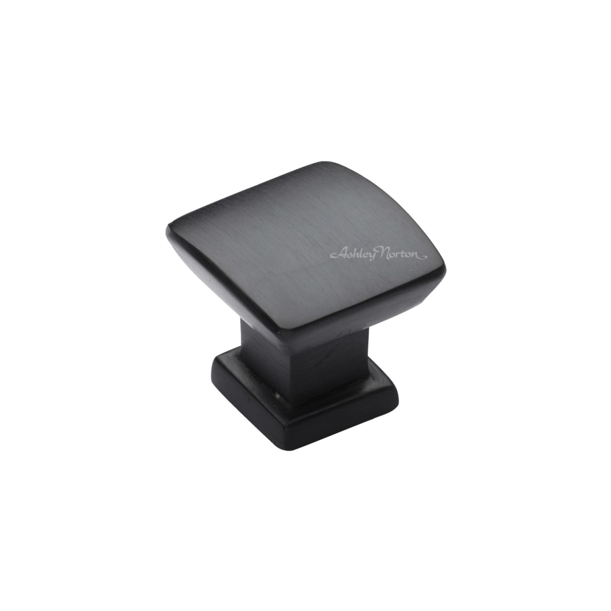 Ashley Norton - MT4382-025-DOR - Solid Brass Hudson 1 Inch Square Cabinet Knob in Dark Oil Rubbed