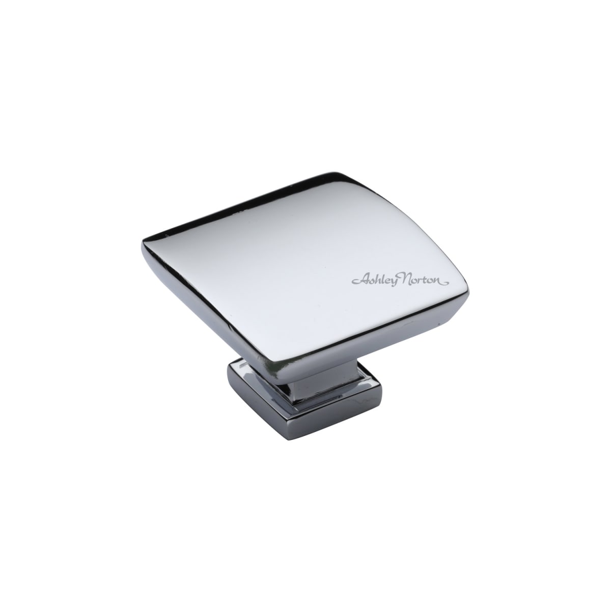 Ashley Norton - MT4382-035-PCH - Solid Brass Hudson 1-3/8 Inch Square Cabinet Knob in Polished Chrome