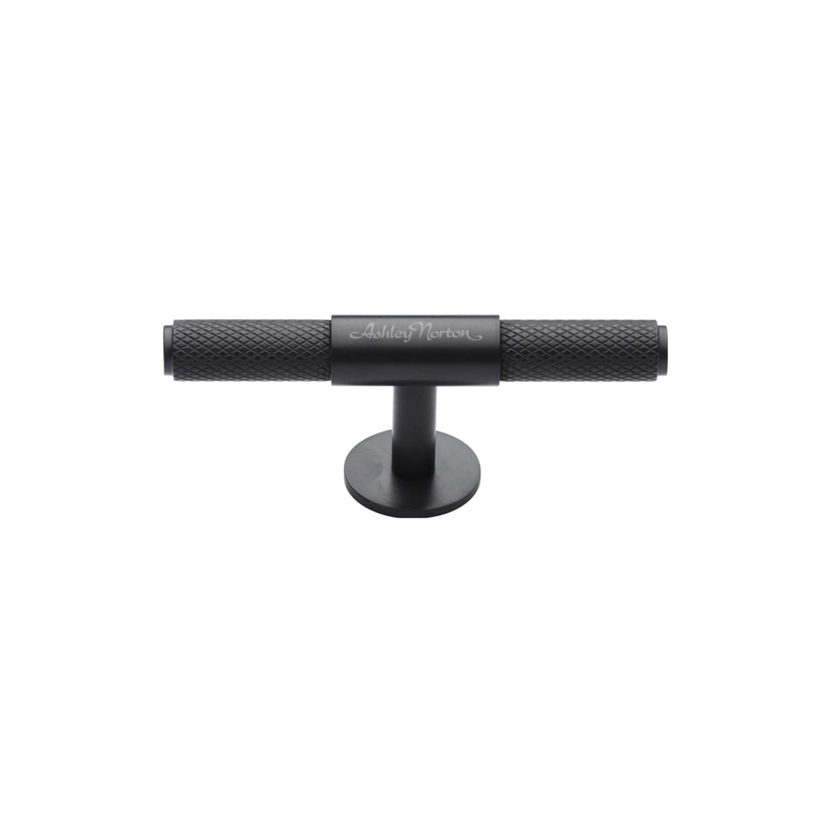 Solid Brass Basel Knurled 3-9/16 Inch Bar Cabinet Knob