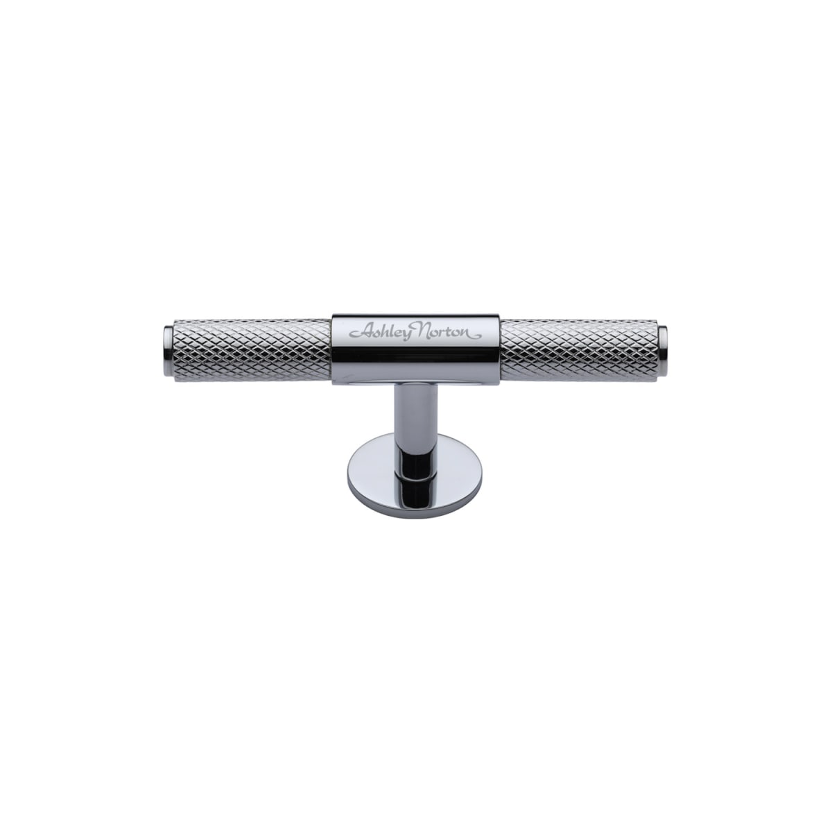 Solid Brass Basel Knurled 3-9/16 Inch Bar Cabinet Knob