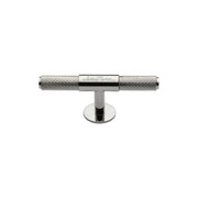 Ashley Norton - MT4463-000-PNI - Solid Brass Basel Knurled 3-9/16 Inch Bar Cabinet Knob in Polished Nickel