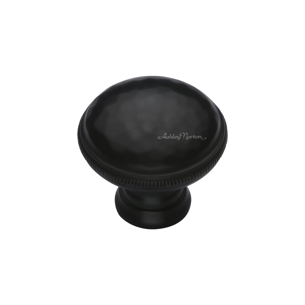 Solid Brass Hammered 1-1/4 Inch Mushroom Cabinet Knob