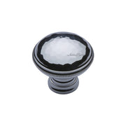 Ashley Norton - MT4545-032-PCH - Solid Brass Hammered 1-1/4 Inch Mushroom Cabinet Knob in Polished Chrome