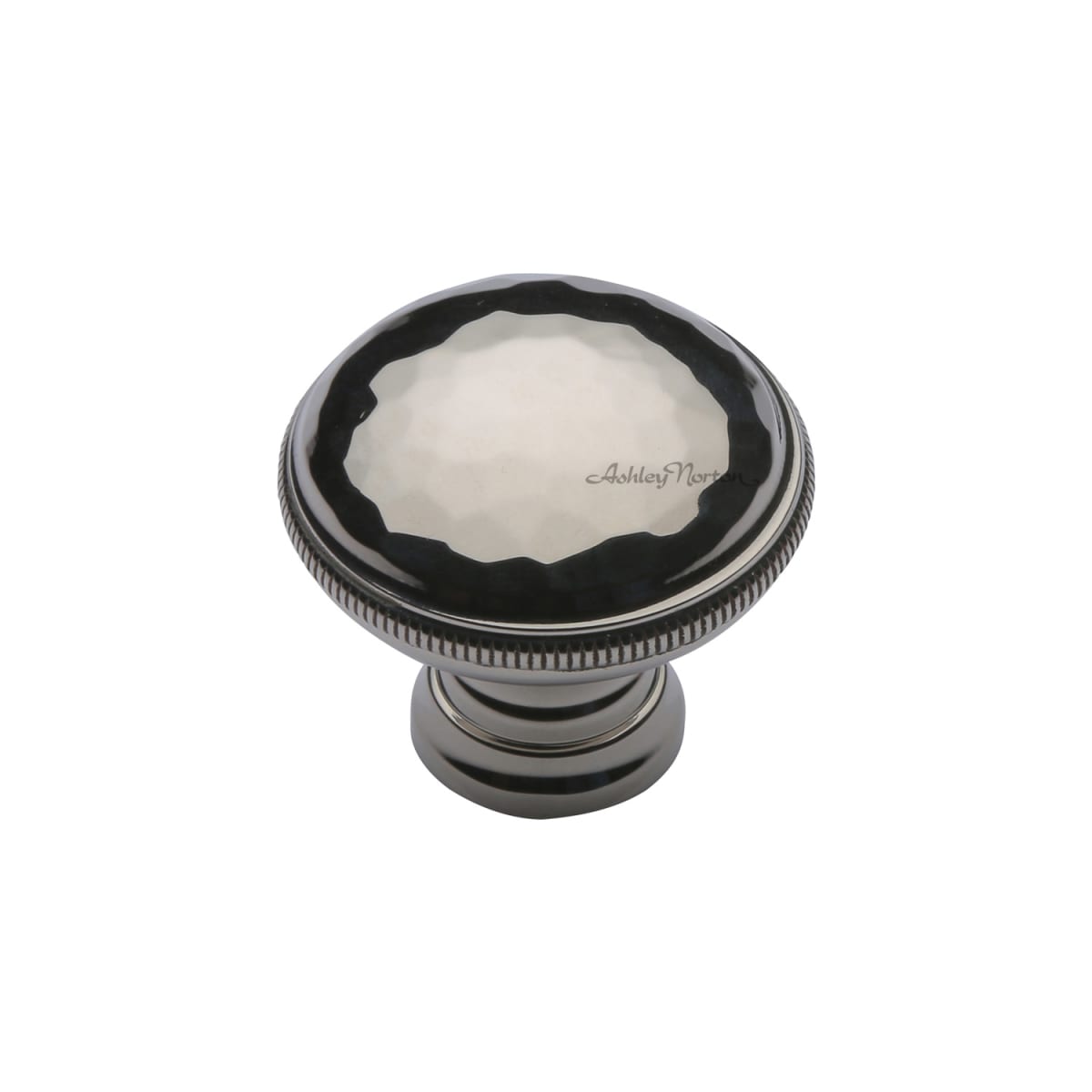 Solid Brass Hammered 1-1/4 Inch Mushroom Cabinet Knob