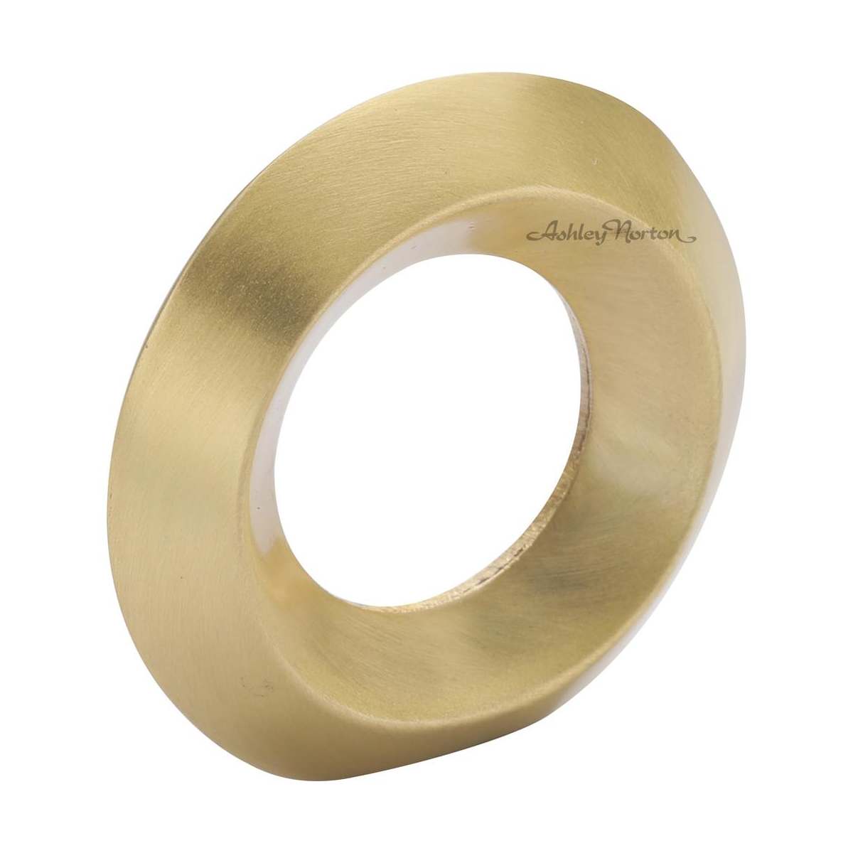 Ashley Norton - MT4553-040-PNI - Solid Brass Ring 1-9/16 Inch Designer Cabinet Knob in Polished Nickel