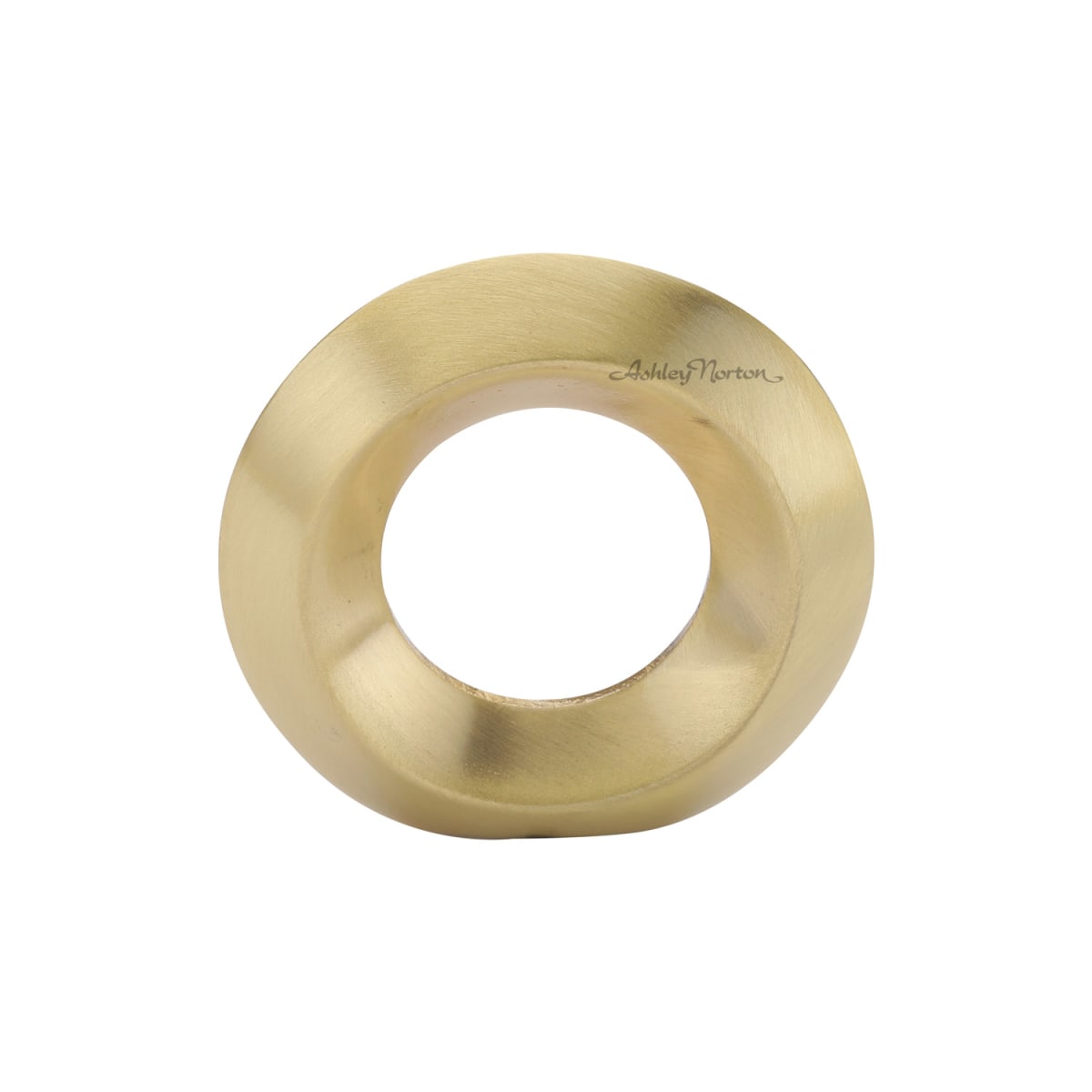 Solid Brass Ring 1-9/16 Inch Designer Cabinet Knob