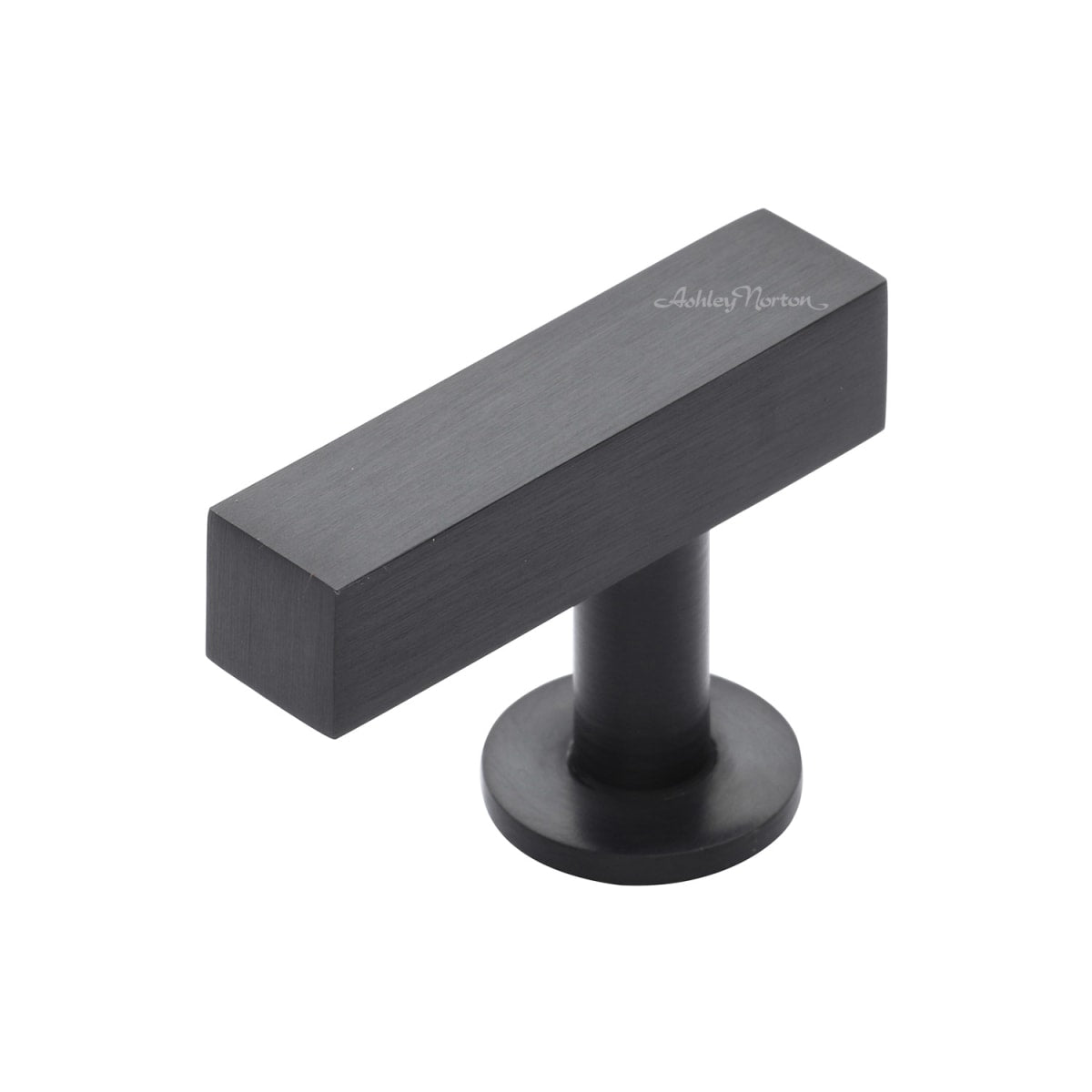 Solid Brass Square Profile 1-5/8 Inch Bar Cabinet Knob