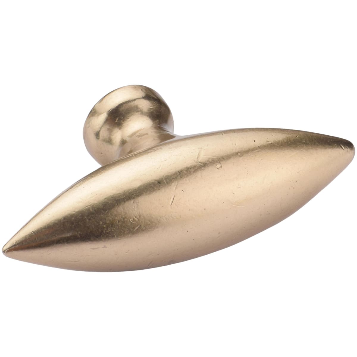 Solid Bronze Cleat 2 Inch Oval Cabinet Knob