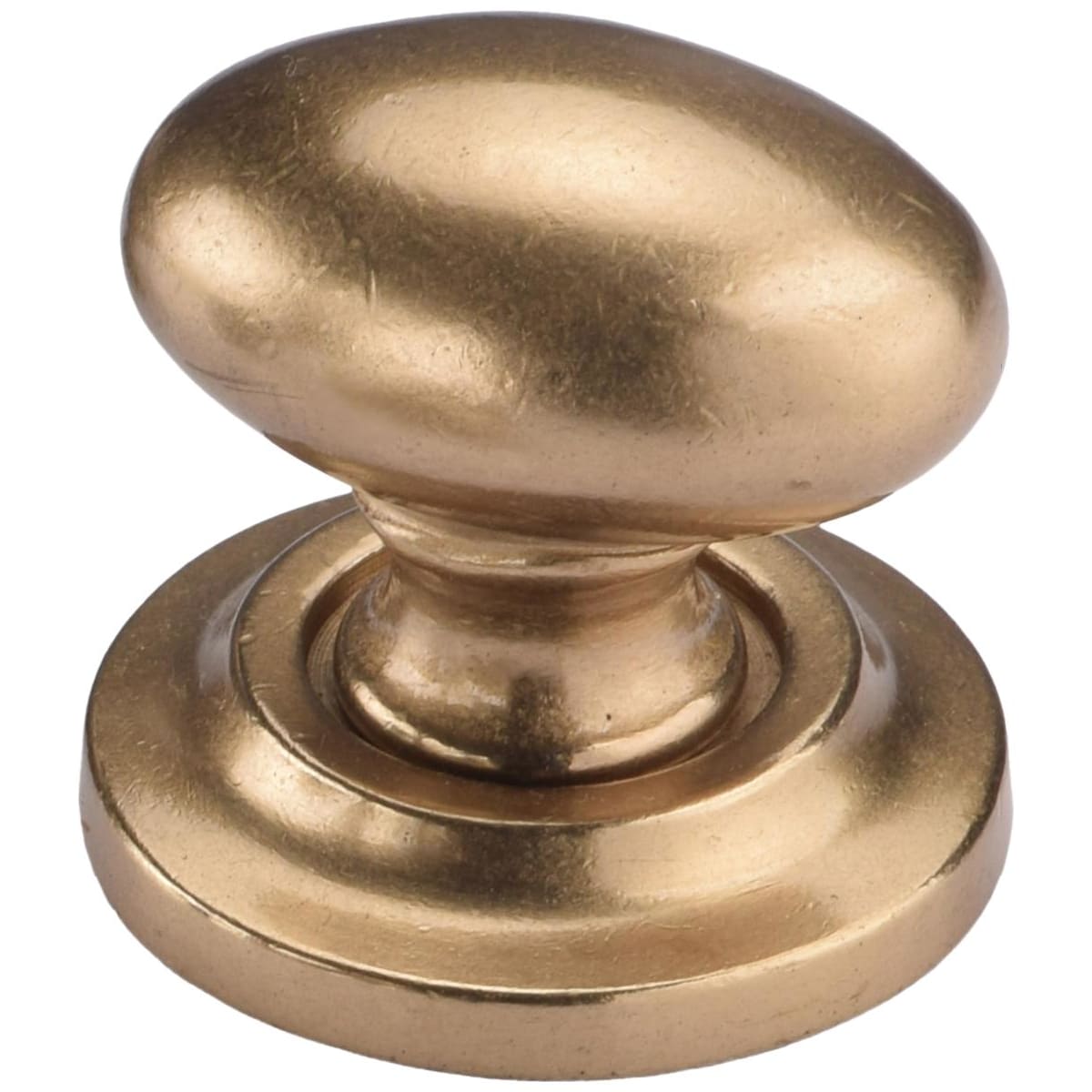 Solid Bronze Oval 1-1/2 Inch Oval Cabinet Knob