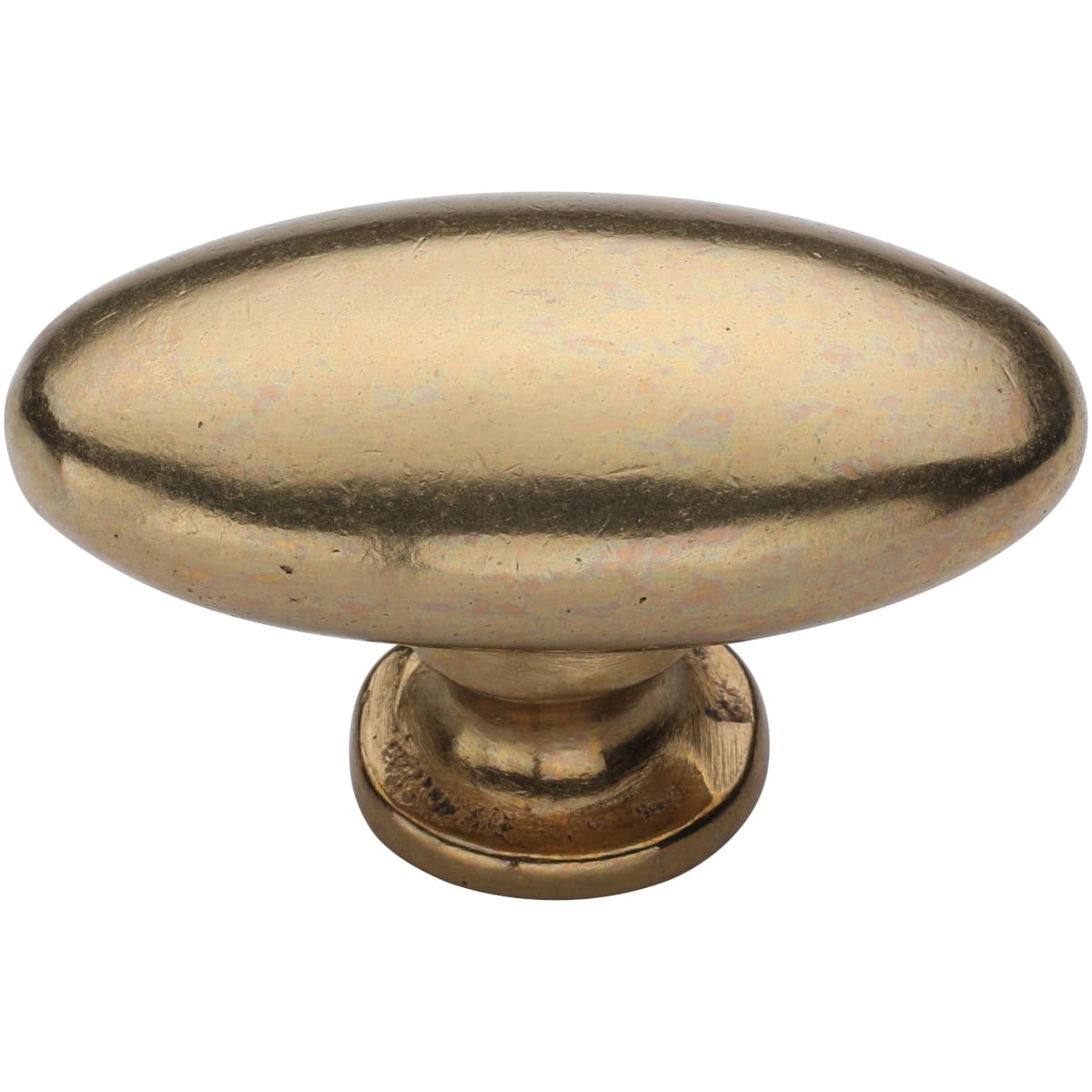 Solid Bronze Oval 2 Inch Oval Cabinet Knob
