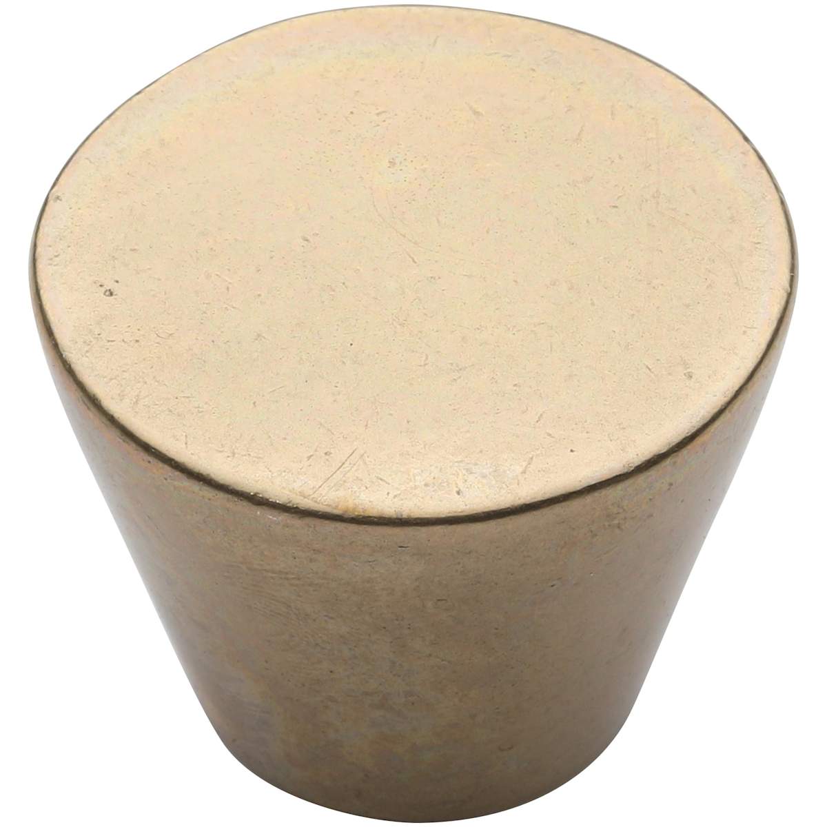 Solid Bronze Round 1-1/2 Inch Conical Cabinet Knob