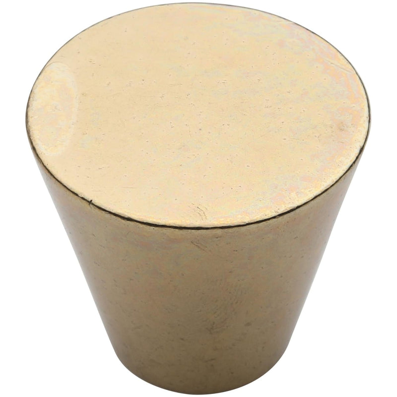 Ashley Norton - NB.3189 1 1/4 - Solid Bronze Round 1-1/4 Inch Conical Cabinet Knob in Natural Bronze