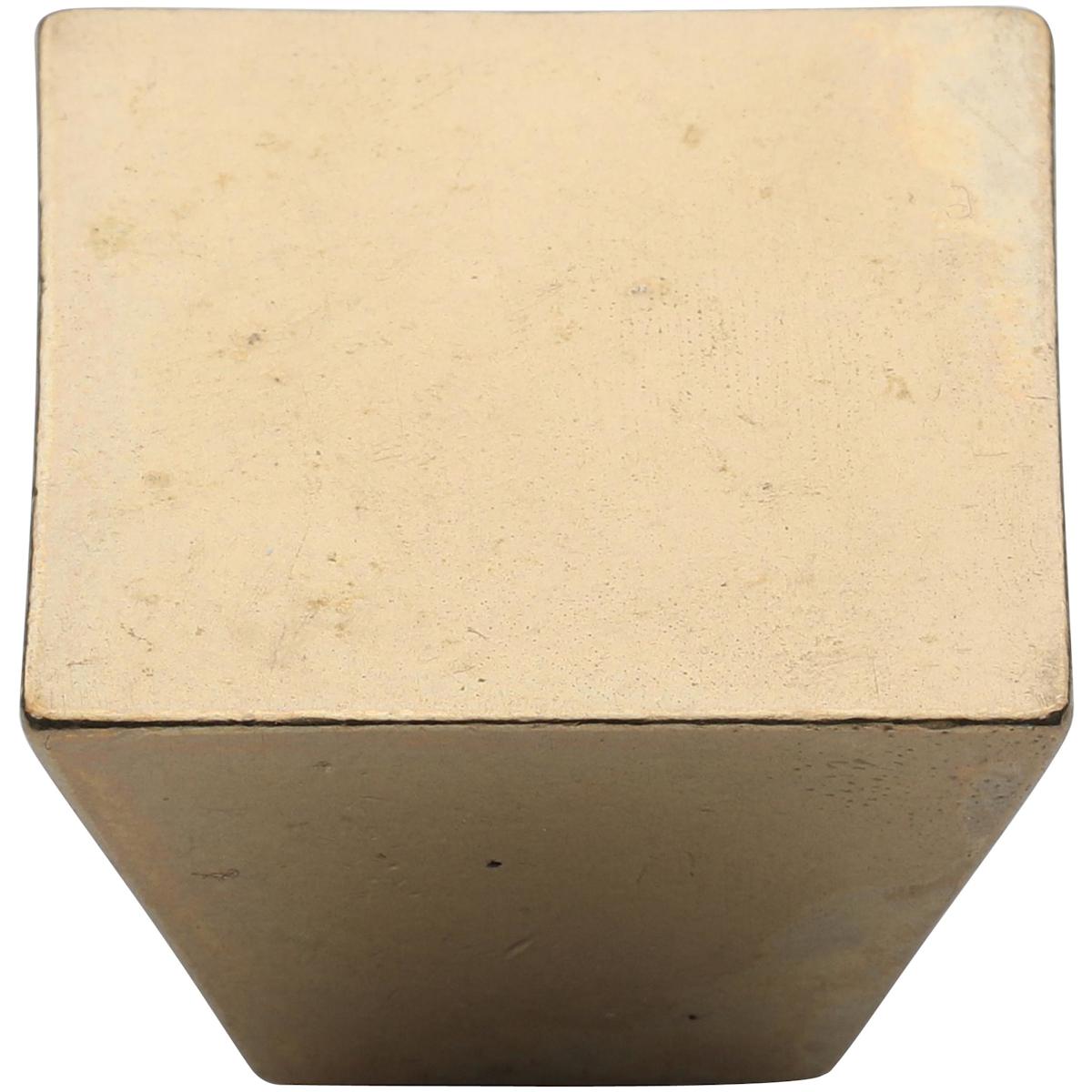 Solid Bronze 1-1/2 Inch Square Cabinet Knob