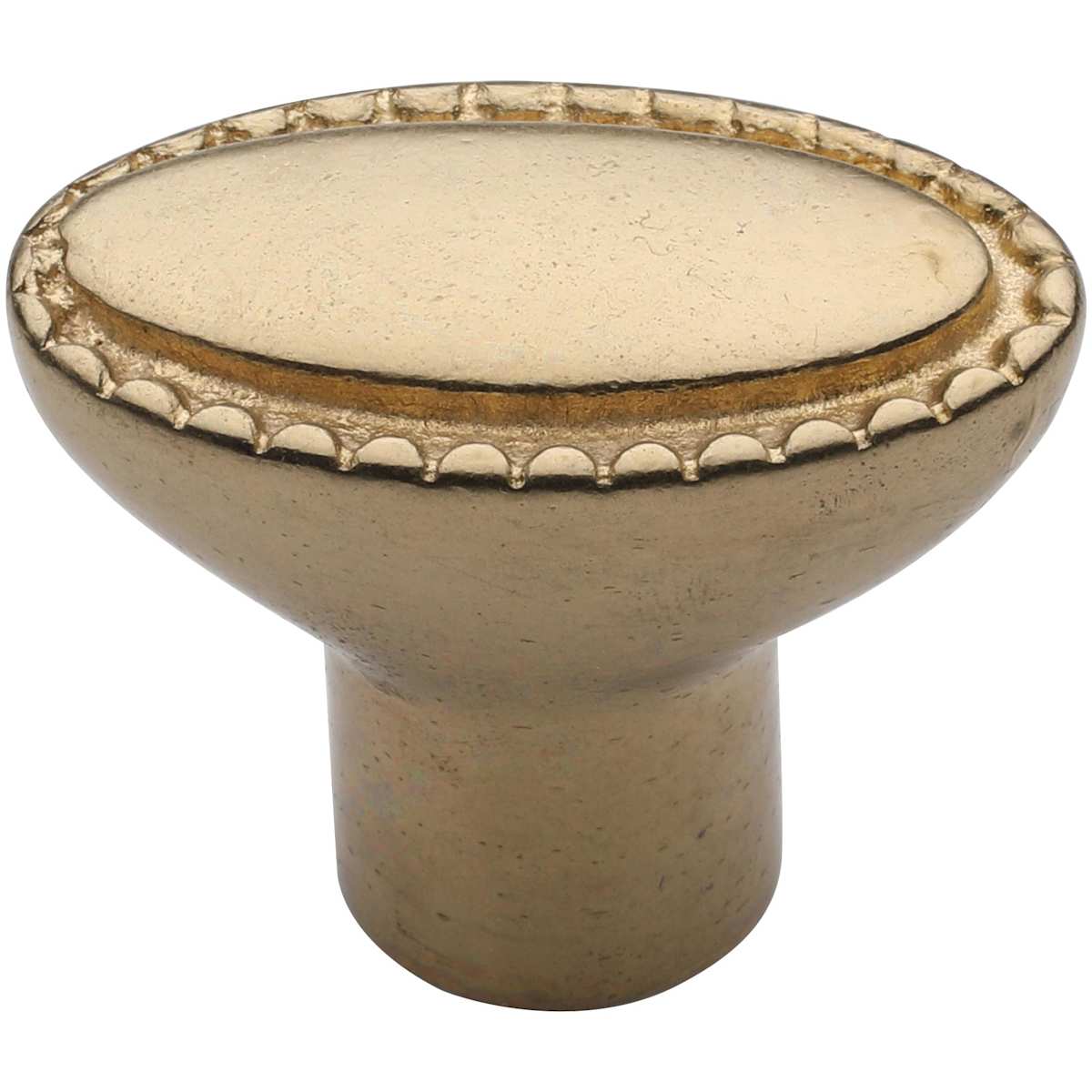 Solid Bronze Opal 1-1/2 Inch Oval Cabinet Knob