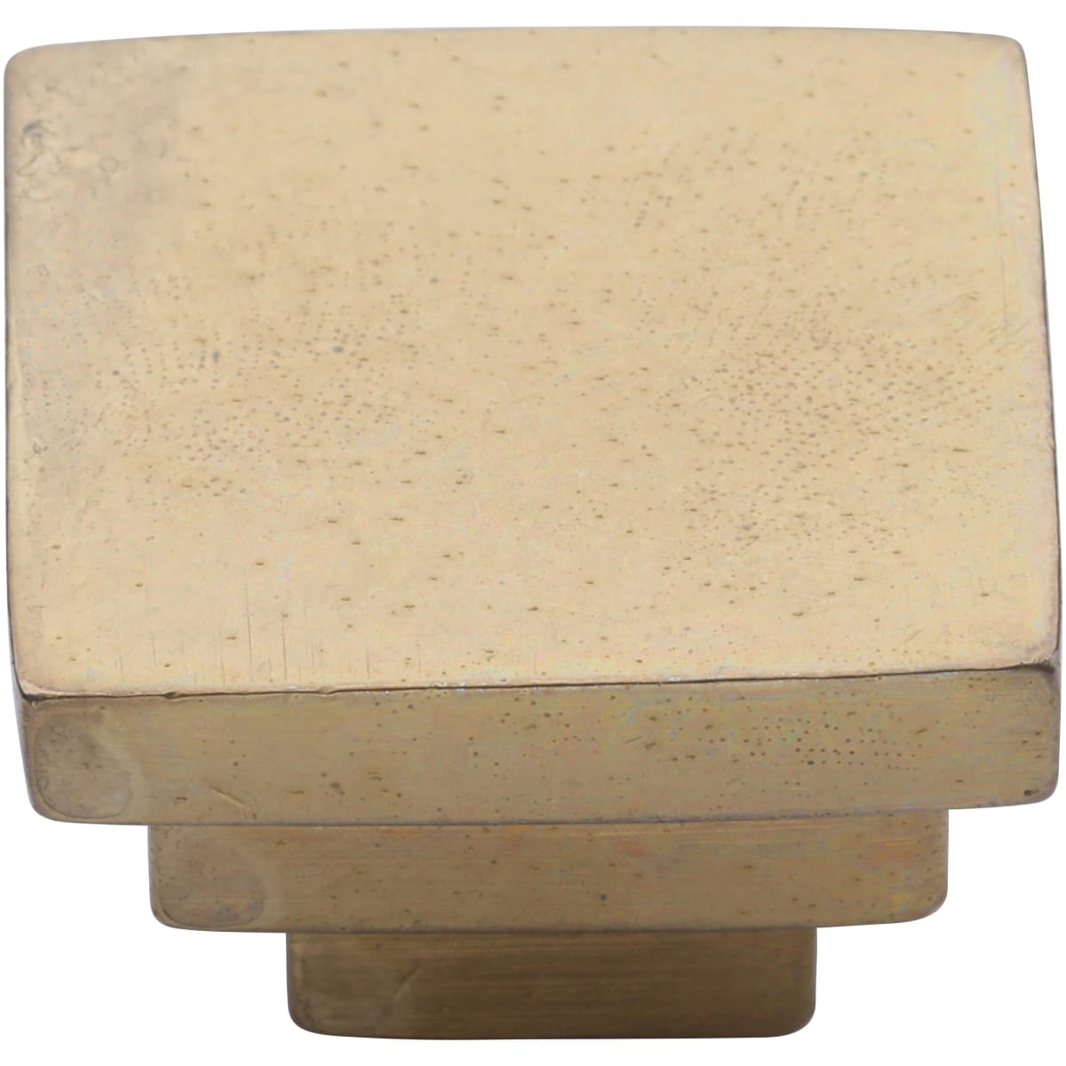 Solid Bronze Square Step 1-1/4 Inch Square Cabinet Knob