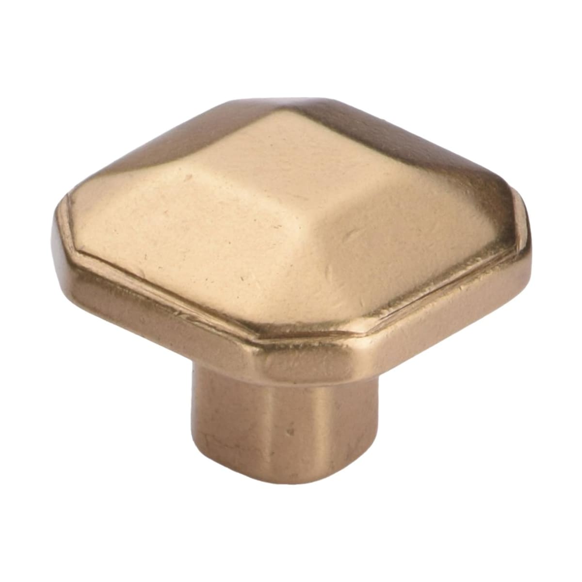 Solid Bronze Jewelled 1-1/4 Inch Geometric Cabinet Knob