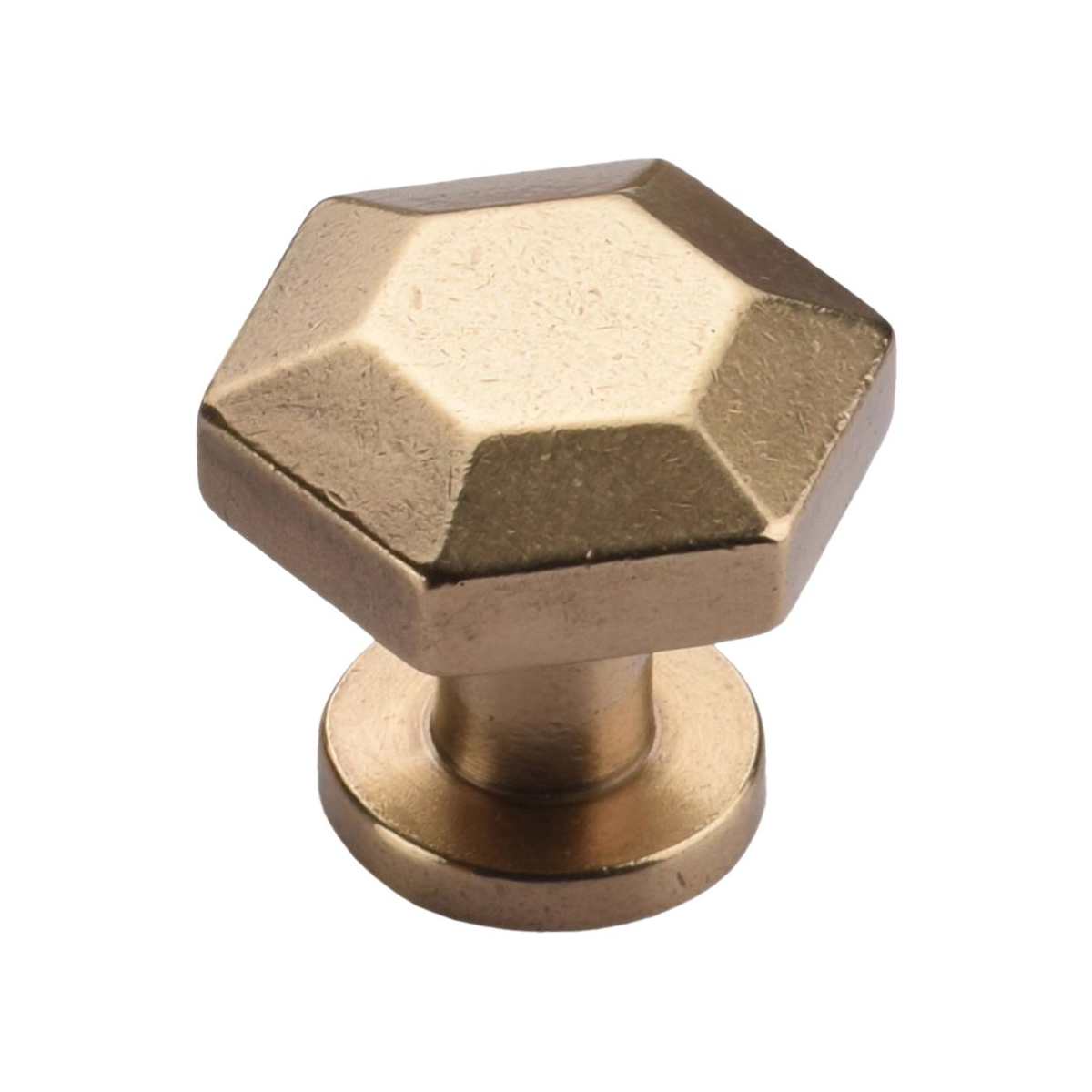 Ashley Norton - NB.3775 11/4 - Solid Bronze Octave 1-1/4 Inch Geometric Cabinet Knob in Natural Bronze