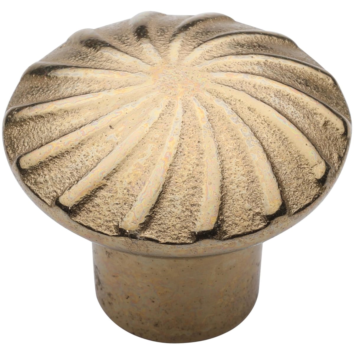 Solid Bronze Wheel 1-1/2 Inch Mushroom Cabinet Knob