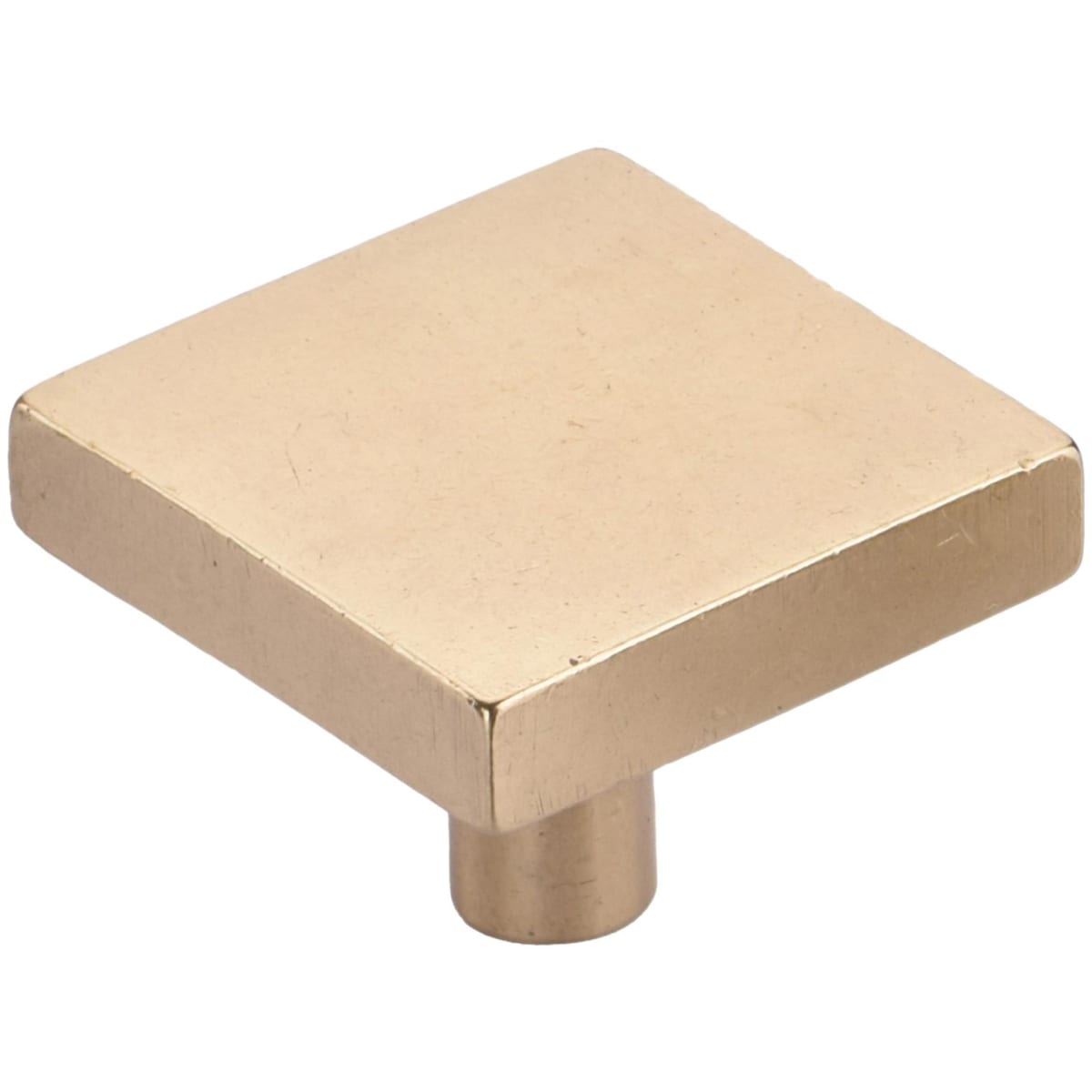 Solid Bronze Disc 1-1/2 Inch Square Cabinet Knob