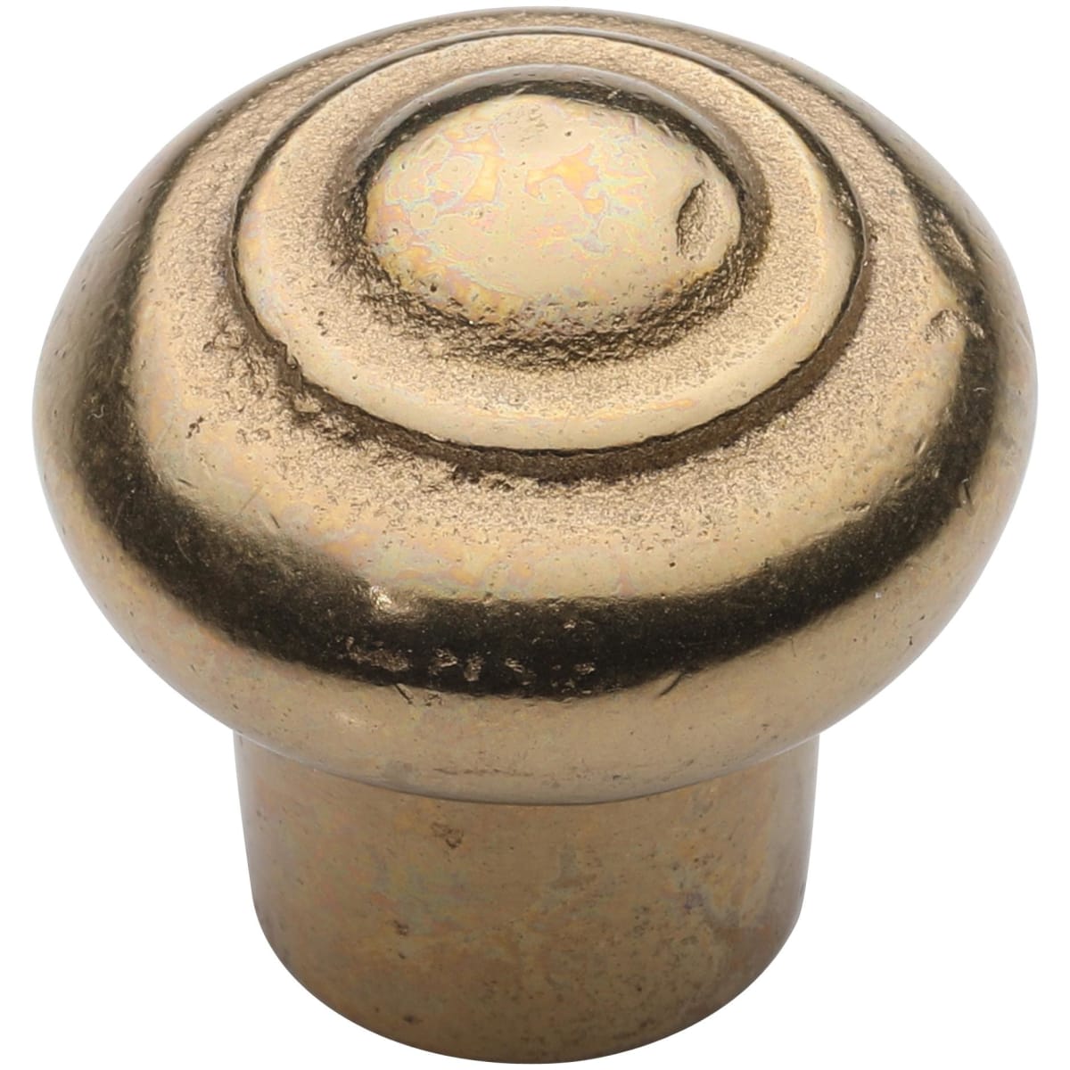 Solid Bronze Beaded 1-1/4 Inch Mushroom Cabinet Knob
