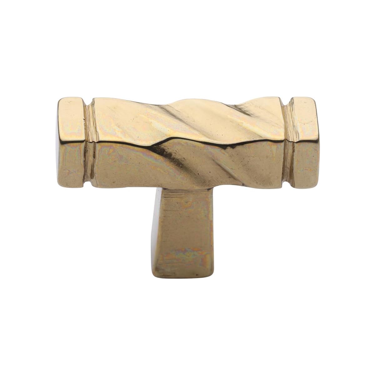 Solid Bronze Twist 1-3/4 Inch Bar Cabinet Knob