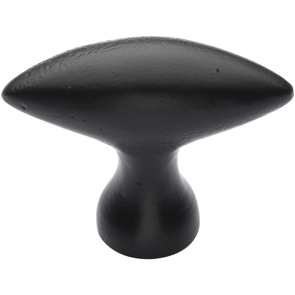 Ashley Norton - TC.112 3 - Solid Bronze Cleat 3 Inch Oval Cabinet Knob in Distressed Black