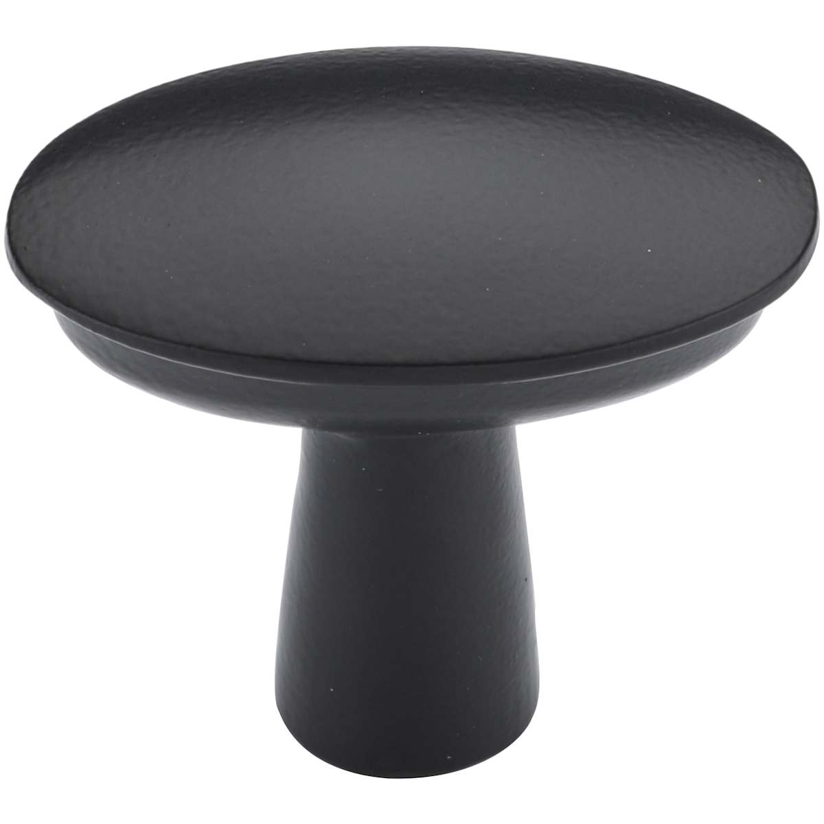 Ashley Norton - TC.3112 11/2 - Solid Bronze Mila 1-1/2 Inch Oval Cabinet Knob in Distressed Black