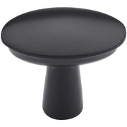 Ashley Norton - TC.3112 11/2 - Solid Bronze Mila 1-1/2 Inch Oval Cabinet Knob in Distressed Black
