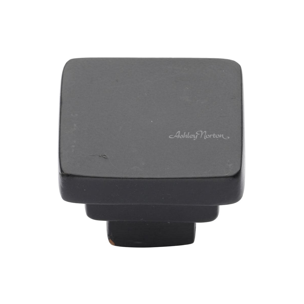 Solid Bronze Square Step 1-1/2 Inch Square Cabinet Knob