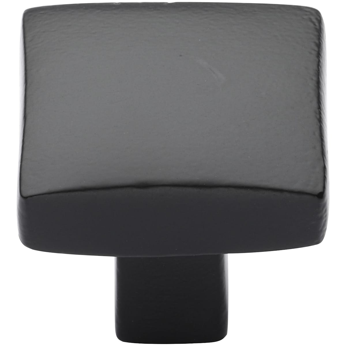 Ashley Norton - TC.3678 11/4 - Solid Bronze Puffed 1-1/4 Inch Square Cabinet Knob in Distressed Black