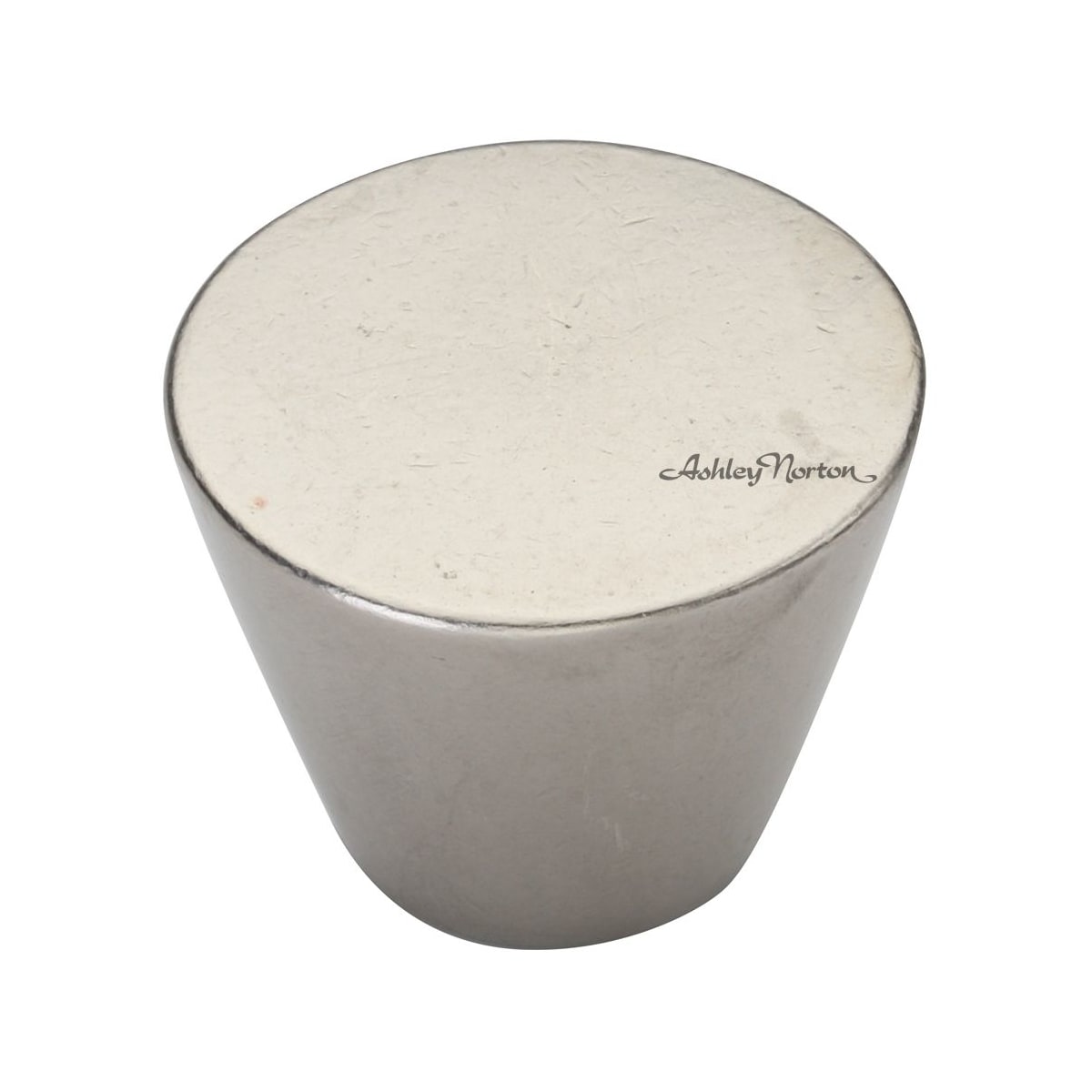 Ashley Norton - WL.3189 1 1/2 - Solid Bronze Round 1-1/2 Inch Conical Cabinet Knob in White Bronze