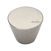 Ashley Norton - WL.3189 1 1/2 - Solid Bronze Round 1-1/2 Inch Conical Cabinet Knob in White Bronze