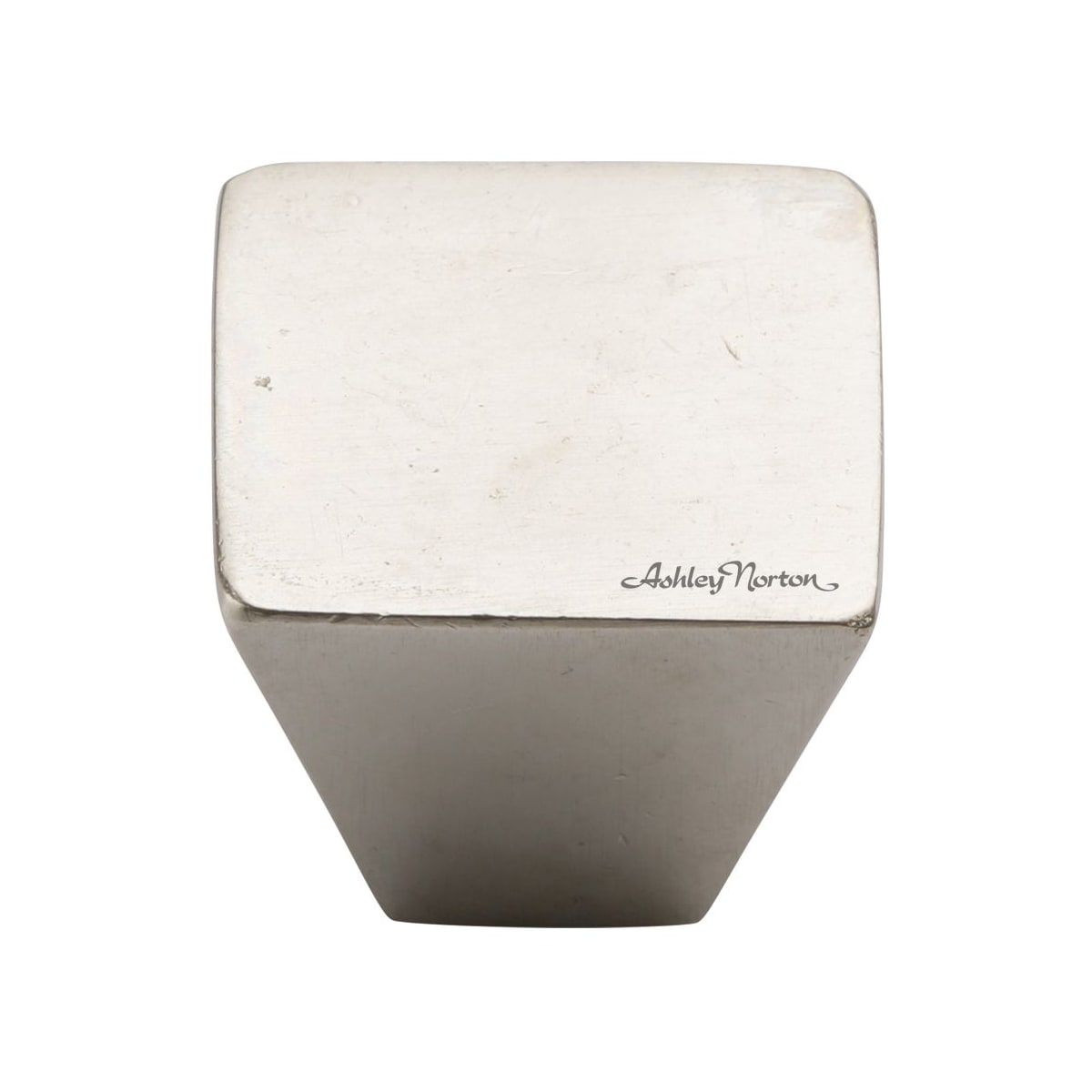 Ashley Norton - WL.3191 1 1/4 - Solid Bronze 1-1/4 Inch Square Cabinet Knob in White Bronze