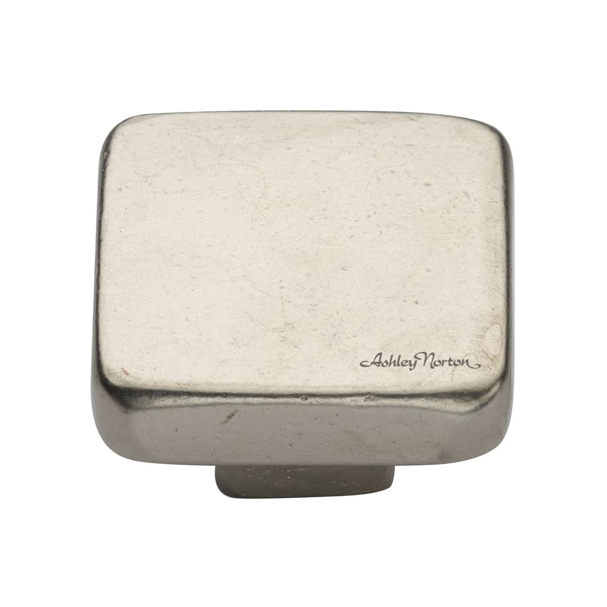 Solid Bronze Rustic 1-1/2 Inch Square Cabinet Knob