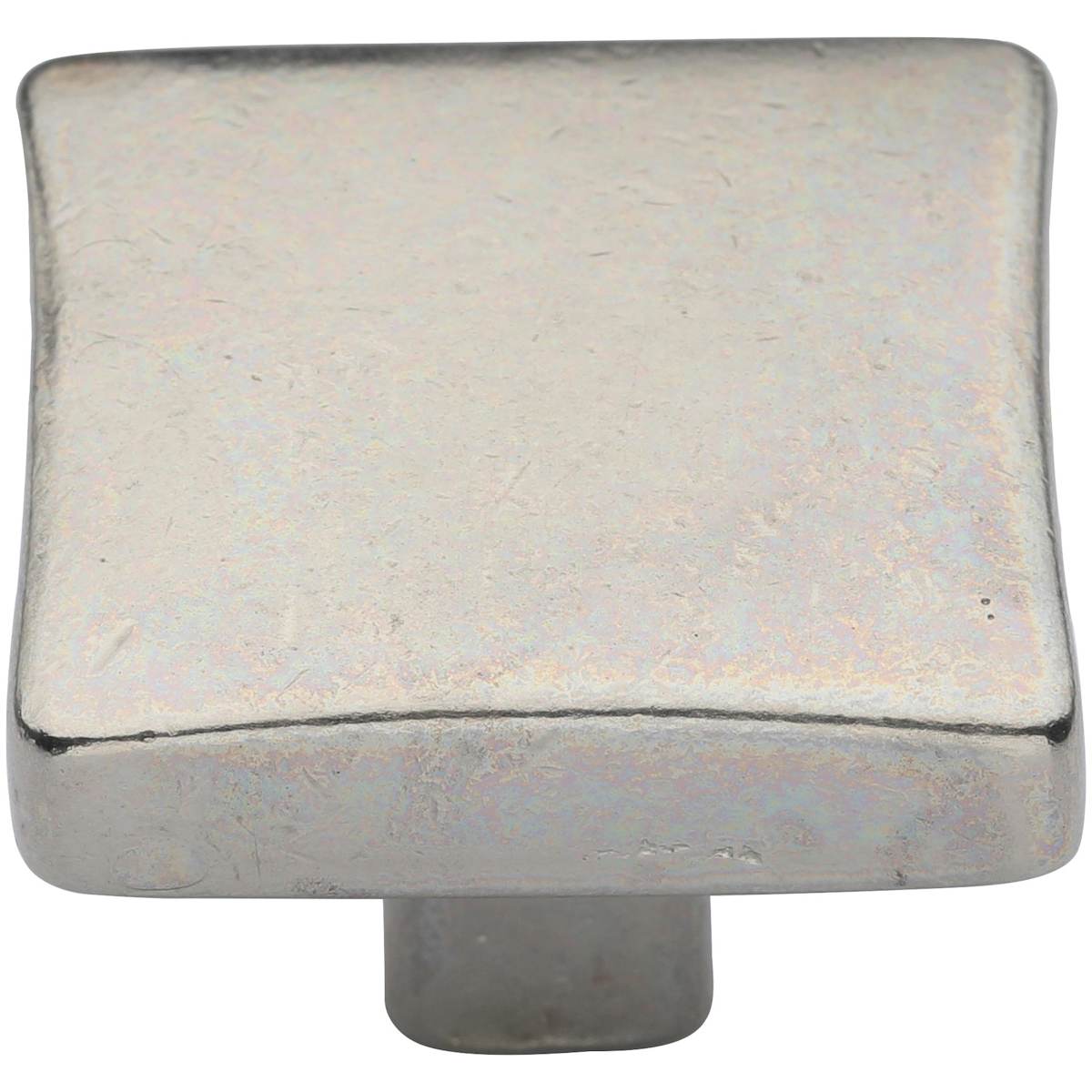 Solid Bronze Puffed 1-1/2 Inch Square Cabinet Knob