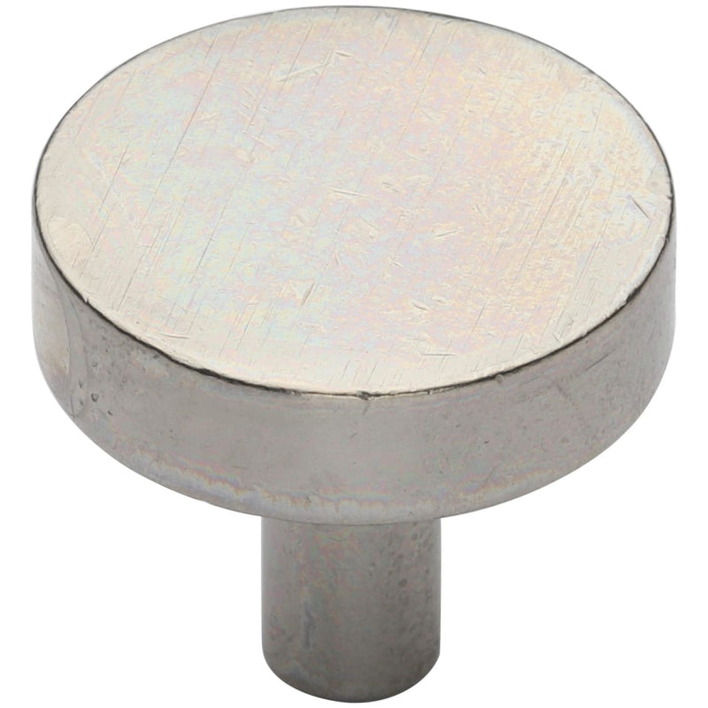 Ashley Norton - WL.3884 11/4 - Solid Bronze Disc 1-1/4 Inch Mushroom Cabinet Knob in White Bronze