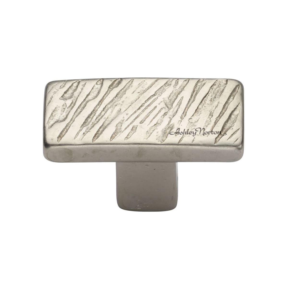 Solid Bronze Textured 3/4 Inch Rectangular Cabinet Knob