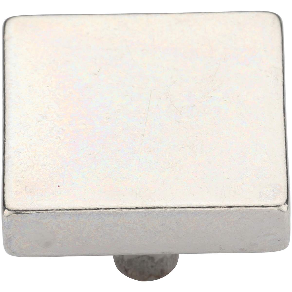Solid Bronze Disc 1-1/2 Inch Square Cabinet Knob