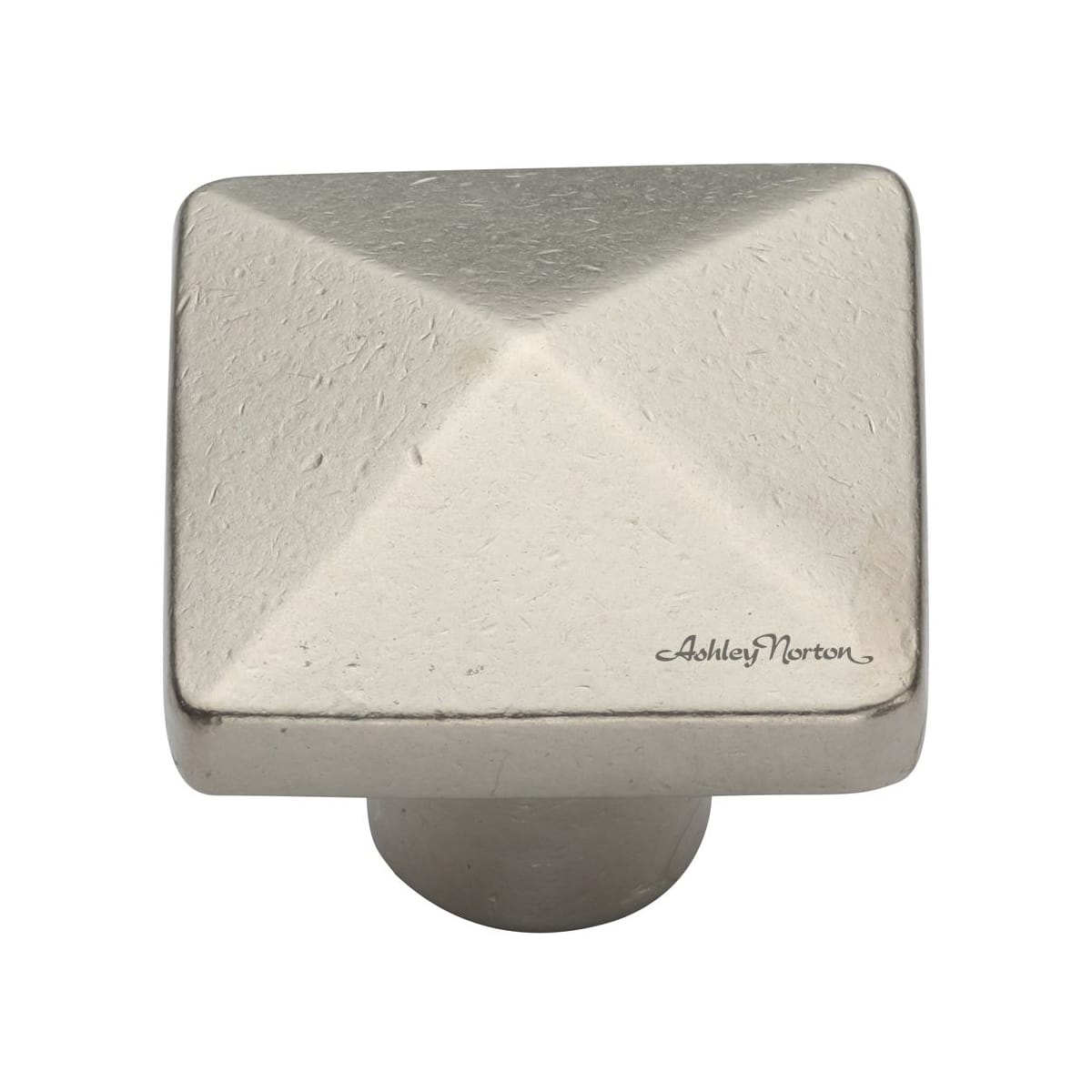 Solid Bronze Pyramid 1-1/2 Inch Square Cabinet Knob