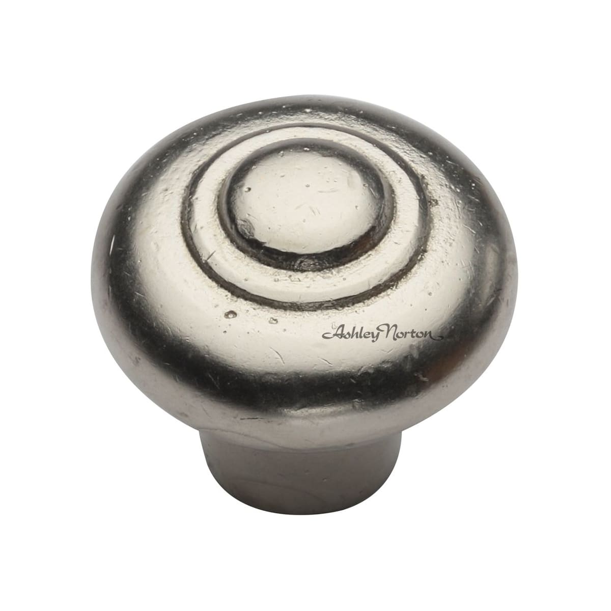 Solid Bronze Beaded 1-1/4 Inch Mushroom Cabinet Knob