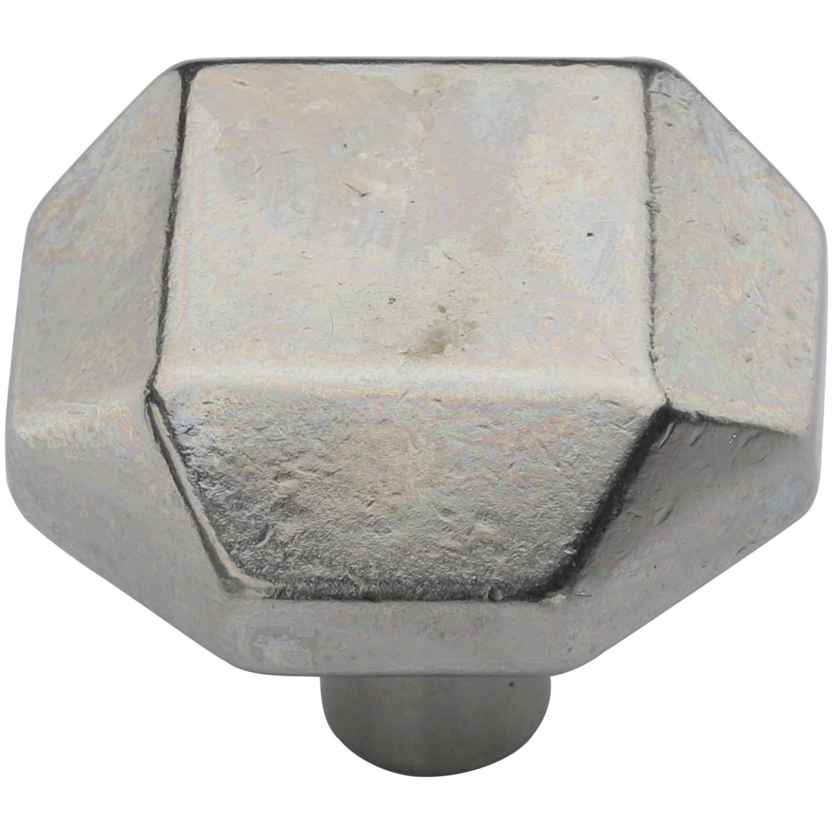 Solid Bronze Faceted 1-7/16 Inch Geometric Cabinet Knob